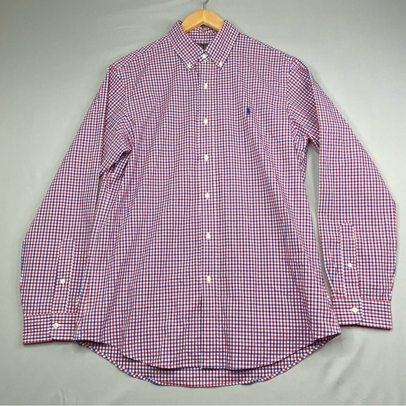 Polo Ralph Lauren Other - Polo Ralph Lauren Classic Fit Button Down Men's Red and Blue Checkered Shirt. L.